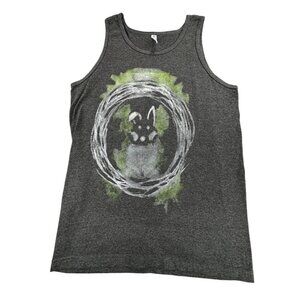 Vintage MK Ultra Survivor Tank Top S Gray Alstyle Mind Control Melt LSD T Shirt